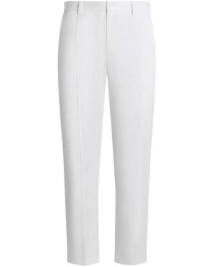 Dolce & Gabbana Slim-Fit Trousers - Blanc
