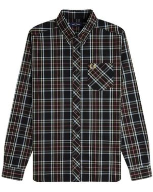 Fred Perry Casual Overhemd - Zwart