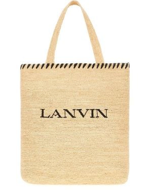 Lanvin Tote Bags - Natural