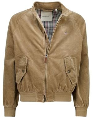 GANT Corduroy Harrington Jacket - Groen