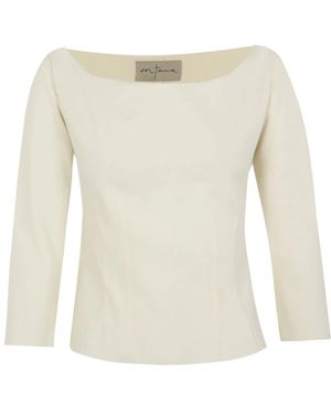 Cortana Long Sleeve Tops - Bianco