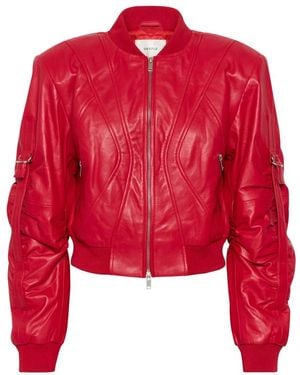 Gestuz Leather Jackets - Rood