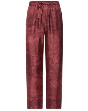 Pierre Louis Mascia Straight Trousers - Red
