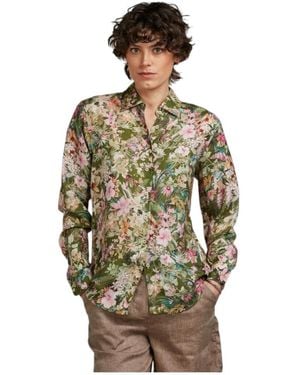 Stenströms Floral Shirt - Grün