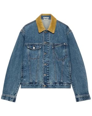 JW Anderson Corduroy Collar Jacket - Blauw