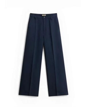 Woolrich Wide Trousers - Azul