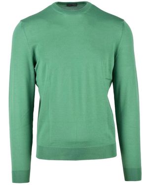 Drumohr Round-Neck Knitwear - Verde