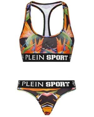 Philipp Plein Jogging Lingerie Set - Zwart