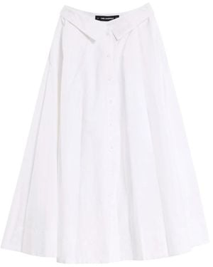 KARL LAGERFELD Midi Skirts - White