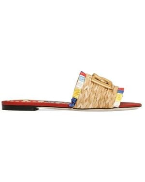 Dolce & Gabbana Sliders - Natural