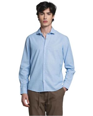 Impure Overhemden ,Blauw ,Linnen Riley Shirt