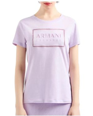 ARMANI EXCHANGE T-Shirts - Purple
