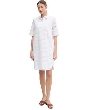 Joop! Mini Shirtkleid - Weiß