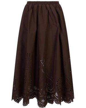 MEIMEIJ Midi Skirts - Marrón