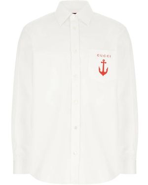 Gucci Stilvolle Hemden Kollektion - Weiß