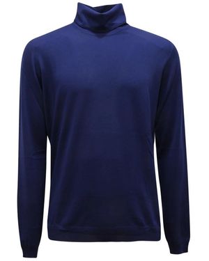GOES BOTANICAL Dolcevita Tubolare Roll-Neck Sweater - Blauw