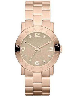 Marc Jacobs Accessoires ,Roze ,Amy Mbm 3221 Horloge - Naturel