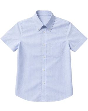A.P.C. Overhemden ,Blauw ,Katoen Uniform Shirt