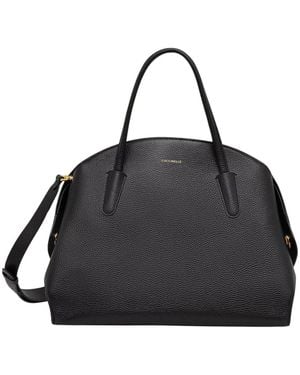 Coccinelle Tassen ,Zwart ,Leer Shopper Tote
