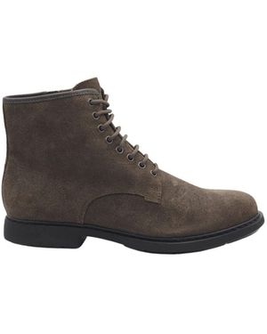Camper Herren Wildleder Oder Schwarze Lederstiefel - Braun