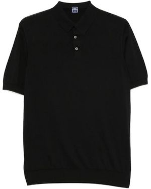 Fedeli Polo Shirts - Black
