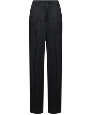 Dries Van Noten Portias Straight-Leg Broeken - Zwart