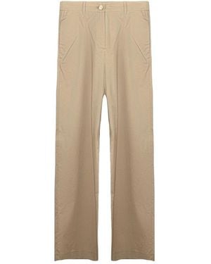 Kangra Straight Trousers - Natural