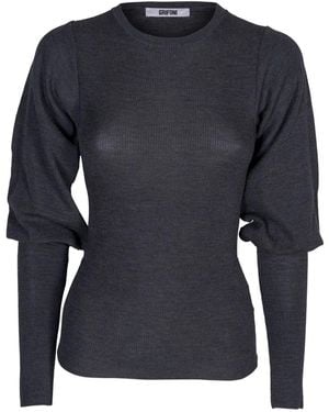 Grifoni Round-Neck Knitwear - Blue