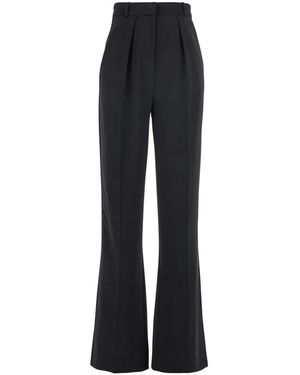 Elisabetta Franchi Wide Trousers - Nero