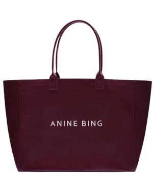 Anine Bing Shopping Bags - Purple