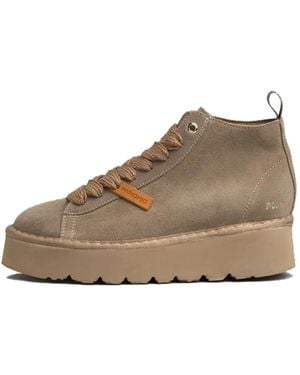 Pànchic Lace-Up Boots - Brown