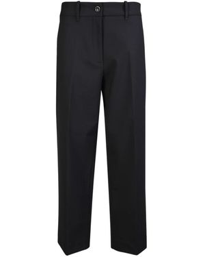 Nine:inthe:morning Straight Trousers - Black