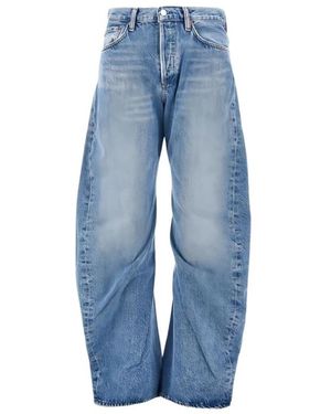 Agolde Spiral Jean - Blauw
