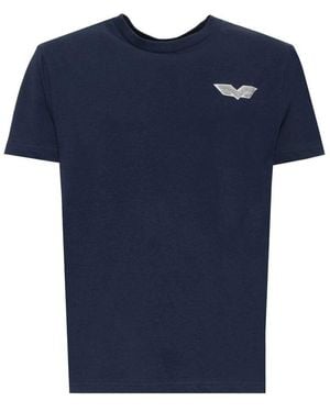 Armata Di Mare Baumwoll-crew-neck-t-shirt - Blau