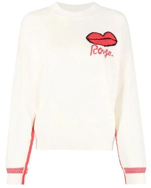Sonia Rykiel Round-Neck Knitwear - Blanco