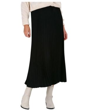 SELECTED Rokken ,Zwart ,Polyester Alexis Midi Rok