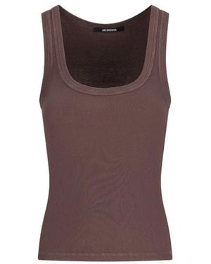 Jacquemus Sleeveless Tops - Marrone