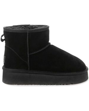 KEDDO Schwarze Geschlossene Booties Für Frauen