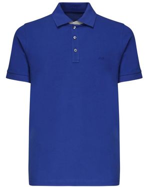 Fay Polo Shirts - Blue