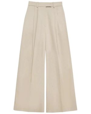 Anine Bing Wide Trousers - Naturel