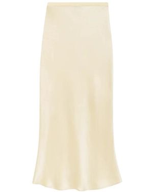 Anine Bing Midi Skirts - Natural
