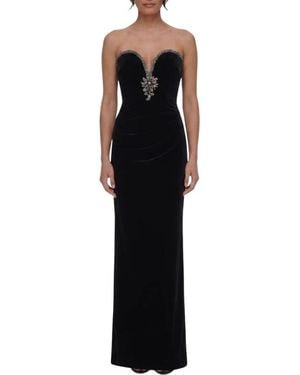 Self-Portrait Gowns - Nero