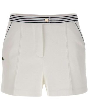 Lacoste Short Shorts - Blanco