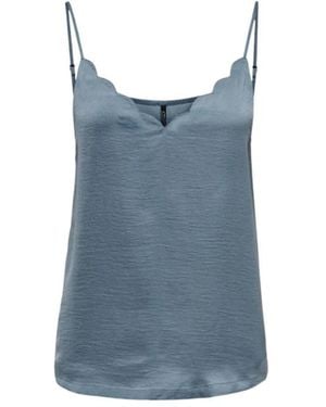 ONLY Tops ,Blauw ,Polyester Top Stijl Model