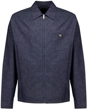 Prada Denim Shirts - Azul