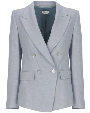 Marella Jassen ,Blauw ,Leer Mllbussola Jas