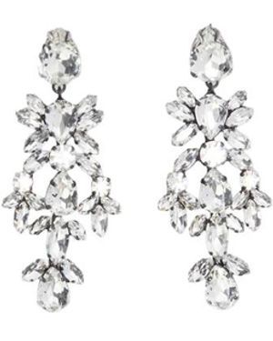 Ermanno Scervino Accessoires ,Grijs ,Oorbellen - Wit