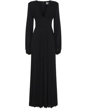 Elisabetta Franchi Carpet Lurex Jersey Jurk - Zwart