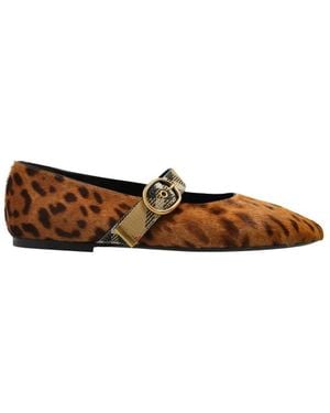 Burberry Schoenen ,Bruin ,Leer Robin Ballerina's
