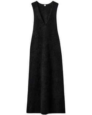 THE GARMENT Schwarzes Mohair Kleid